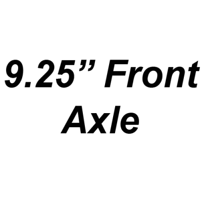 9.25" Front Axle