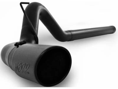 Exhaust - Exhaust Systems - MBRP - MBRP 10-12 Cummins 6.7 4" Filter Back, Single, Black Coated