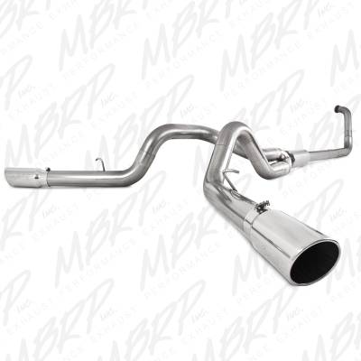Exhaust - Exhaust Systems - MBRP - MBRP 03-07 Ford 6.0L 4" Turbo Back, Cool Duals, T409