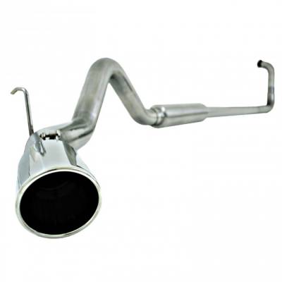 Exhaust - Exhaust Systems - MBRP - MBRP 03-07 Ford 6.0L Cab & Chassis 4" Turbo Back, Single, T409