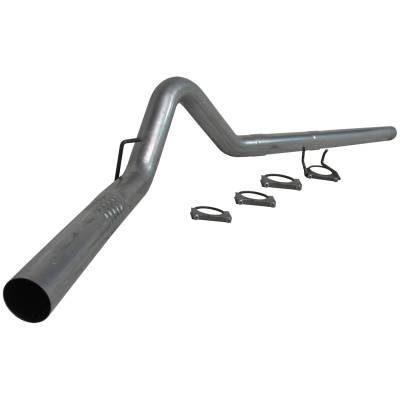 Exhaust - Exhaust Systems - MBRP - MBRP 08-10 Ford 6.4L 4" Filter Back, Single, w/o muffler, AL