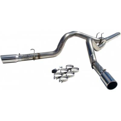 Exhaust - Exhaust Systems - MBRP - MBRP 08-10 Ford 6.4L 4" Filter Back, Cool Duals, AL