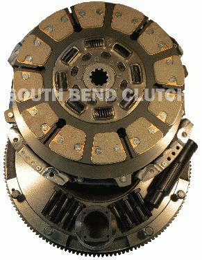 Transmission - Manual Transmission Clutches - South Bend Clutch - South Bend 03-07 Powerstroke Single Disc Clutch Kit (450HP) - w/ Flywheel