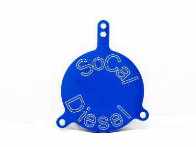 Socal Diesel - Socal Duramax Billet Water Pump Block Off Plate***********