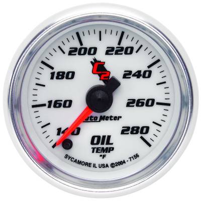 AutoMeter C2 Digital 2-1/16" 140-280°F Oil Temperature 