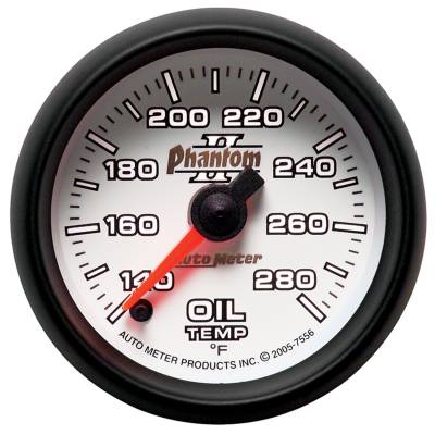 Auto Meter - AutoMeter Phantom II Digital 2-1/16" 140-280°F Oil Temperature - Image 2