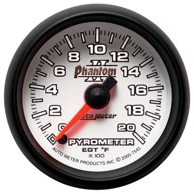 Auto Meter - AutoMeter Phantom II Digital 2-1/16" 0-2000°F Pyrometer - Image 2