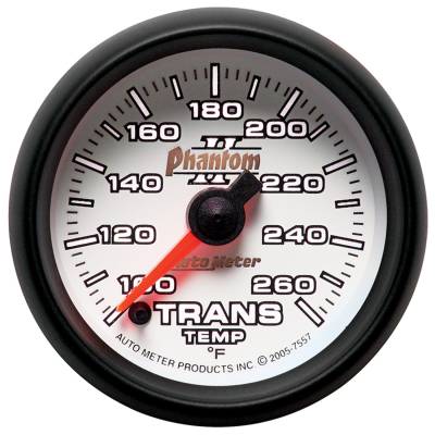 Auto Meter - AutoMeter Phantom II Digital 2-1/16" 100-260°F Transmission Temperature - Image 2