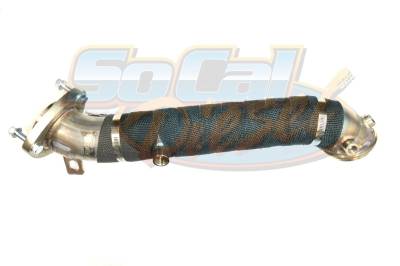 Socal Diesel 15.5-16 LML Duramax 3" 304 Stainless Downpipe (3 Bolt Flange)