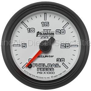 Auto Meter Phantom II Series Fuel Rail Pressure Gauge