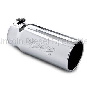 MBRP Universal 4" Rolled Straight T304 Exhaust Tip(4" Inlet, 5" Outlet)