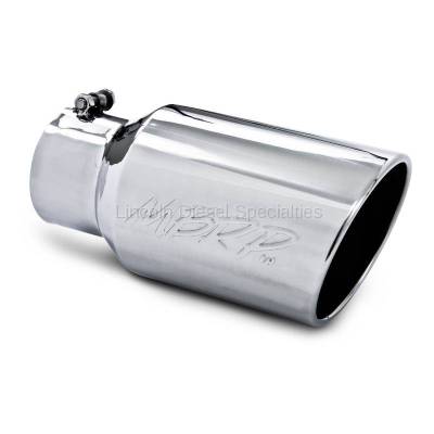 MBRP - MBRP Universal  6" Angled Rolled End T304 Exhaust Tip ( 4" Inlet, 6" Outlet)