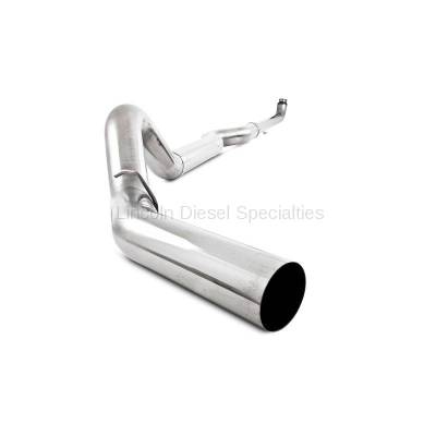 MBRP SLM Series, 5" Down Pipe Back, Single Side, Exhaust System, Off Road, T409,  NO Muffler, NO Tip