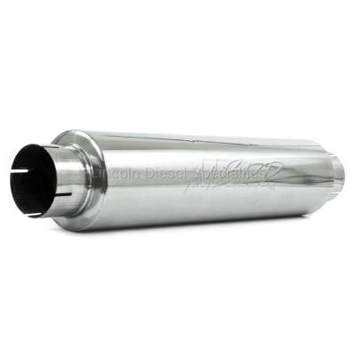 Exhaust - Clamps & Hardware & Adapters - MBRP - MBRP Universal 4"Quiet Tone Muffler  4"Inlet  4" Outlet, 30" Overall length Aluminized Steel