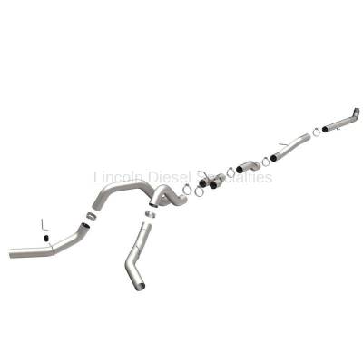 Exhaust Systems - 4 Inch Systems - Magnaflow - Magnaflow 4" Dual Downpipe-Back Aluminized Exhaust Kit
