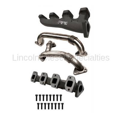 Exhaust - Manifolds & Up Pipes - Pacific Performance Engineering - PPE High Flow Exhaust Manifolds with Up-Pipes (2007.5-2010)