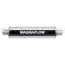 Magnaflow Universal 30" Stainless Steel Muffler 4" Inlet 4"Outlet, 30" Length ,Polished Finish