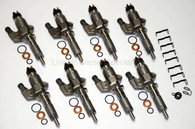 Injectors - Oversized Performance Injectors - Lincoln Diesel Specialities - 2001-2004 LDS LB7 200% SAC Style Fuel Injectors