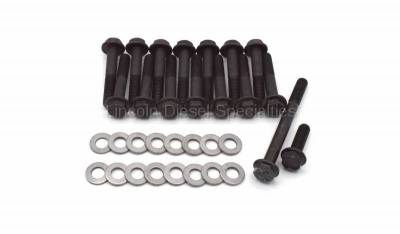 Engine - Bolts, Studs, and Fasteners - Lincoln Diesel Specialities - LDS Exhaust Manifold to Head Bolt Kit (2001-2016)