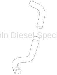 06-07 LBZ Duramax - Intercoolers and Pipes - GM - GM OEM Intercooler Hose (Outlet Duct)*