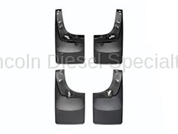 WeatherTech Mud Flap Front and Rear, Std. Fenders Laser Fitted, 2001-2007