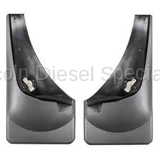 Exterior Accessories - Mud Flaps/Splash Guards - WeatherTech - WeatherTech Mud Flap Rear Only No Drill Laser Fit (2007.5-2014)****