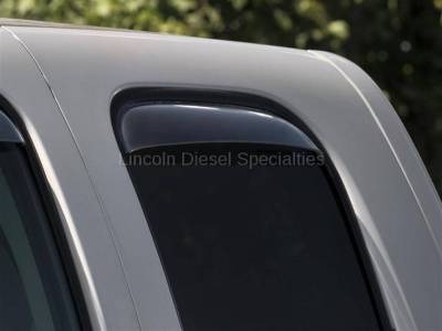 WeatherTech Side Window Deflectors Extended Cab Rear Pair Only  (2007.5-2013)