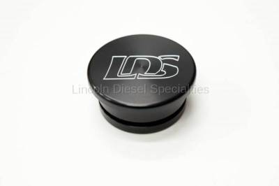 04.5-05 LLY Duramax - Air Intake - Lincoln Diesel Specialities - LDS Billet Resonator Delete Plug (2004.5-2010)