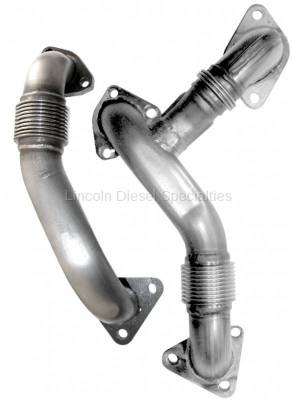 Exhaust - Manifolds & Up Pipes - Pacific Performance Engineering - PPE OEM Length Replacement High Flow Up-Pipes (2007.5-2010)