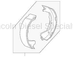 GM - GM OEM Parking Brake Shoe Kit (2011-2014) - Image 2