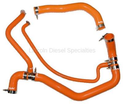 PPE Performance Silicone Upper and Lower Coolant Hose Kit, Orange (2001-2005)
