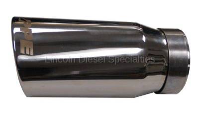 Exhaust - Exhaust Tips - Pacific Performance Engineering - PPE Performance 4" Chrome Exhaust Tip to 5 inch Angle Polished Stainless
