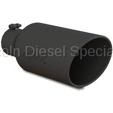 MBRP Universal 7" Rolled End T304 Black  Exhaust Tip ( 4" Inlet 7" Outlet)