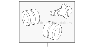 GM OEM Insulator Kit For ABS Control Module/Bracket (2015-2017)
