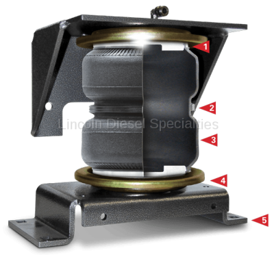 PacBrake - PacBrake AMP Adjustable Rear Air Spring Kit (2011-2019) - Image 2