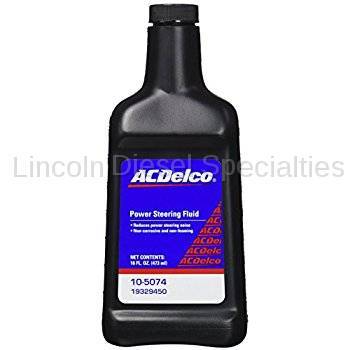 11-16 LML Duramax - Oil, Fluids, Additives, Grease, and Sealants - GM - GM AC Delco Power Steering Fluid - 16 oz (2001-2018)