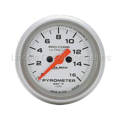 Auto Meter Ultra-Lite Pyrometer Gauge (2000 degree °F)