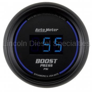 Instrument Clusters/Gauges - Pods & Pillars - Auto Meter - Auto Meter Cobalt Digital Series, 2-1/16" BOOST, 5-60 PSI (Universal)*********