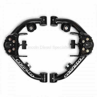 06-07 LBZ Duramax - Steering - Cognito MotorSports - Cognito Motor Sports Duramax Ball Joint Tubular Upper Control Arm Kit with Dual Shock Mounts (2001-2010)