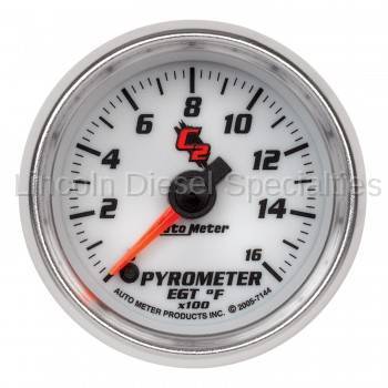 Auto Meter - Auto Meter C-2 Series Pyrometer 2-1/16" 0-1600 °F, Stepper Motor (Universal) - Image 2