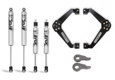 06-07 LBZ Duramax - Suspension - Cognito MotorSports - Cognito 3-Inch Performance Leveling Kit With Fox PS 2.0 IFP Shocks for 01-10 Silverado/Sierra 2500-3500 2WD/4WD////