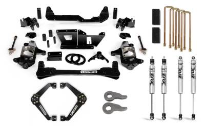 01-04 LB7 Duramax - Suspension - Cognito MotorSports - Cognito 6-Inch Standard Lift Kit with Fox PS 2.0 IFP for 01-10 Silverado/Sierra 2500/3500 2WD/4WD