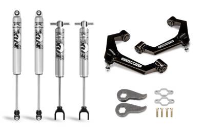 11-16 LML Duramax - Suspension - Cognito MotorSports - Cognito 3-Inch Performance Leveling Kit with Fox PS 2.0 IFP Shocks for (11-19) Silverado/Sierra 2500/3500 2WD/4WD