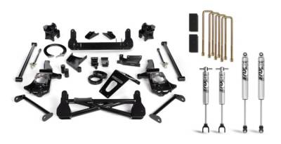 Suspension - Traction Bars - Cognito MotorSports - Cognito 7-Inch Standard Lift Kit with Fox PSMT 2.0 Shocks for (11-19) Silverado/Sierra 2500/3500 2WD/4WD Stabilitrak////////