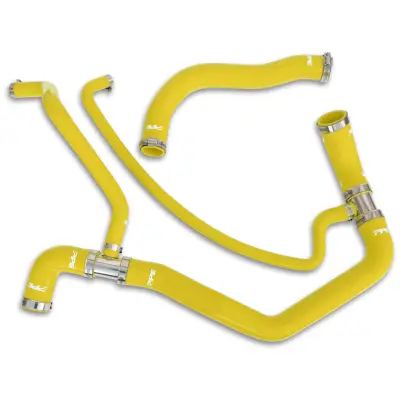 Cooling System - Hoses, Hose Kits, Pipes and Clamps - Pacific Performance Engineering - PPE Performance Silicone Upper and Lower Coolant Hose Kit, Yellow (2001-2005)