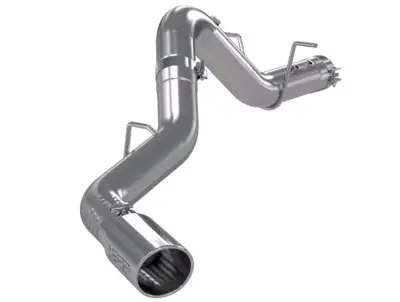 MBRP - MBRP DURAMAX L5P, 4" FILTER Back Exhaust System, Single Side Exit, w / Tip,T304 SS (2020-2023)
