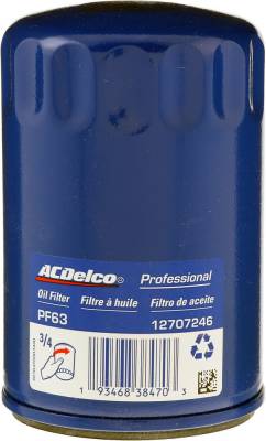 17-24 L5P Duramax - Filters - AC Delco - GM AC Delco Oil Filter L5P (2023-2024) L5D(2022-2023)