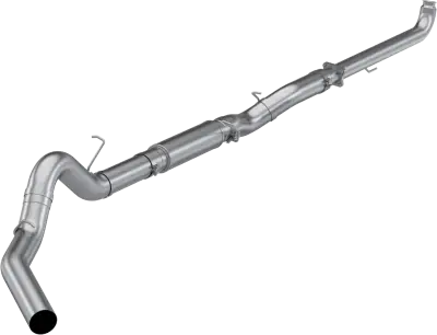 MBRP  P Series, 5" Down Pipe Back, Single Side ,Exhaust System, AL, With Muffler, No Tip, Race Profile (2001-2004)