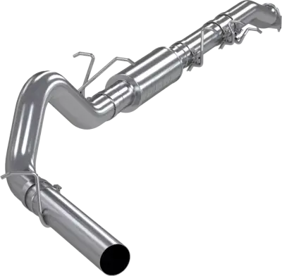 MBRP 03-07 Ford 6.0L, EC/CC 4" Cat Back, Single (Stock Cat), AL