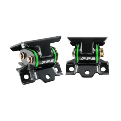 PPE GM 6.6L Duramax Engine Mount Kit with Silicone Bushings-Green (2011-2016)